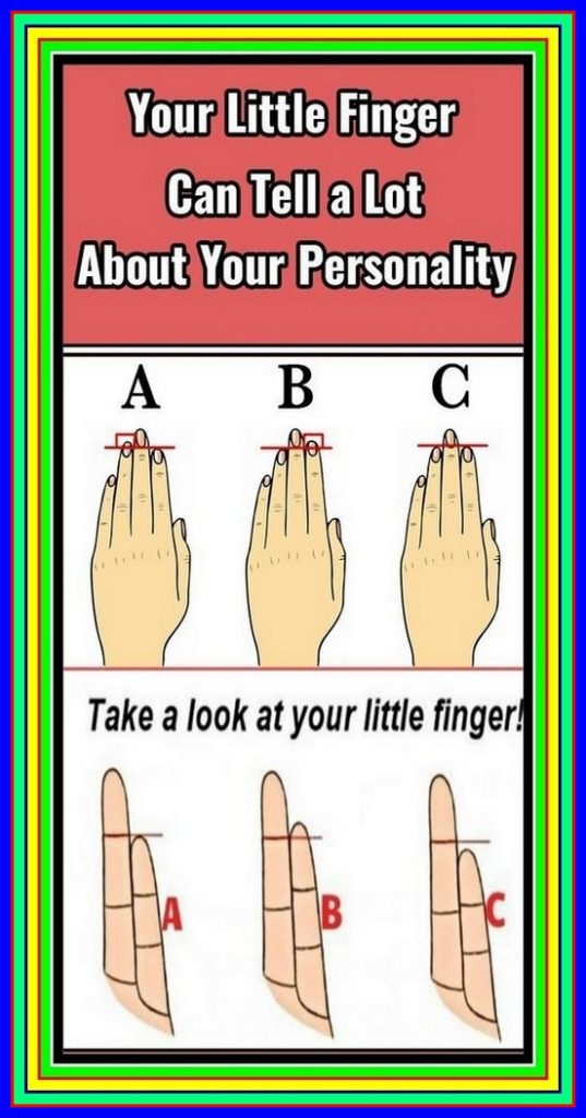 Your Little Finger Can Tell a Lot About Your Personality