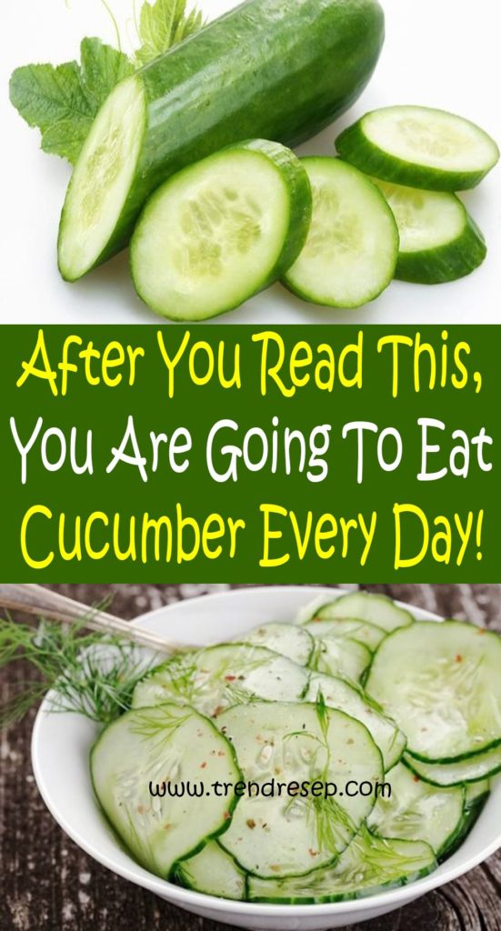 After You Read This, You Are Going To Eat Cucumber Every Day!