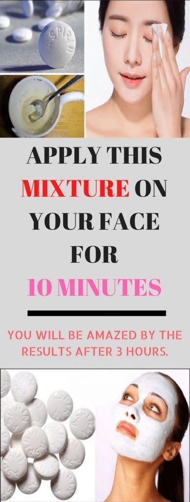 APPLY HONEY AND ASPIRIN MIXTURE ON YOUR FACE FOR 10 MINUTES: YOU WILL BE AMAZED BY THE RESULTS AFTER 3 HOURS.