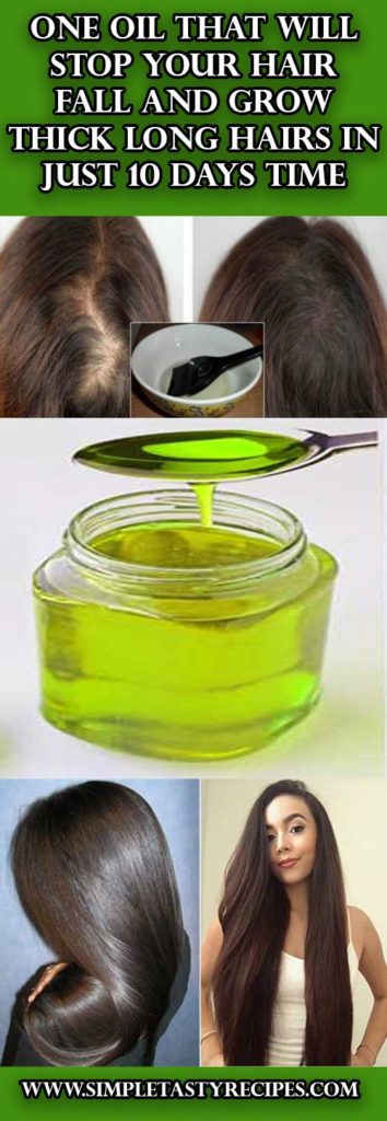 ONE OIL THAT WILL STOP YOUR HAIR FALL AND GROW THICK LONG HAIRS IN JUST 10 DAYS TIME